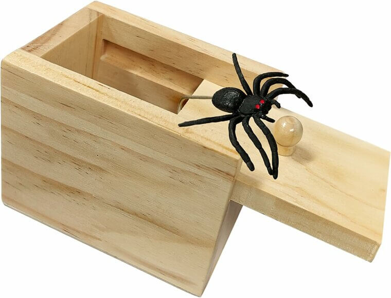 Jishi Spider Box - Perfect Prank Gift for All Ages