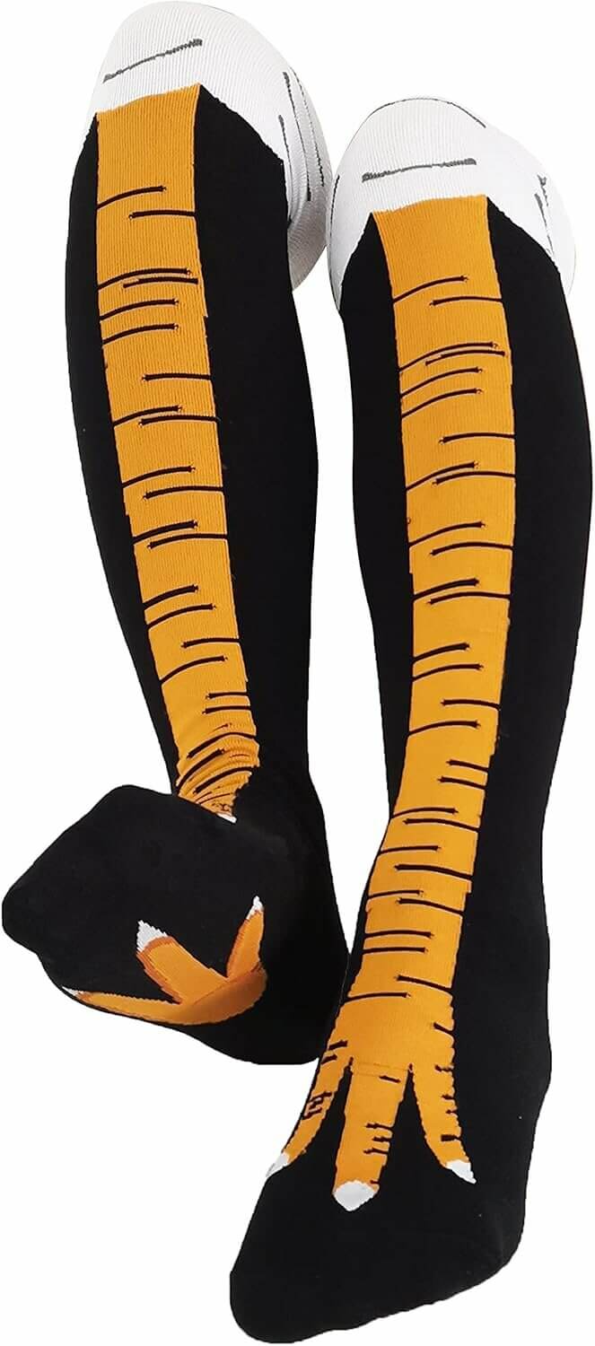 Crazy Chicken Leg Socks - Hilarious Gift for All Ages