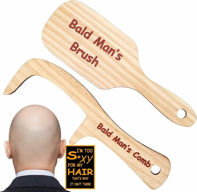 Bald Man's Gag Comb - Perfect April Fools' Prank Gift!