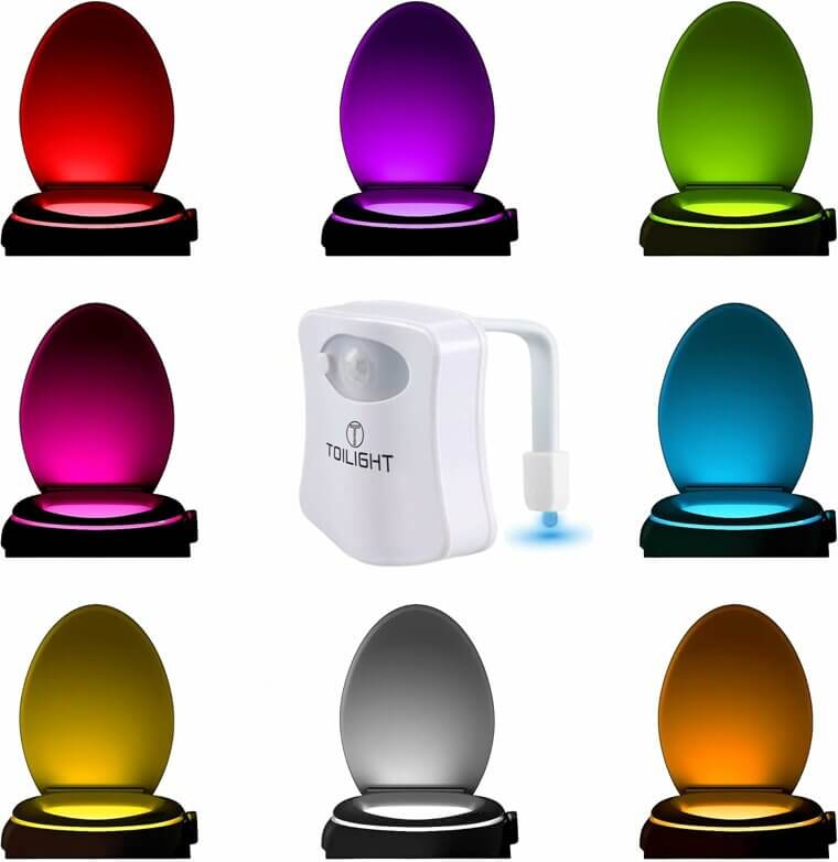 ToiLight Toilet Night Light - Fun & Useful Bathroom Tech!