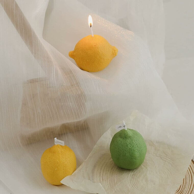 Lemon Scented Candle: Perfect for Relaxation & Decor