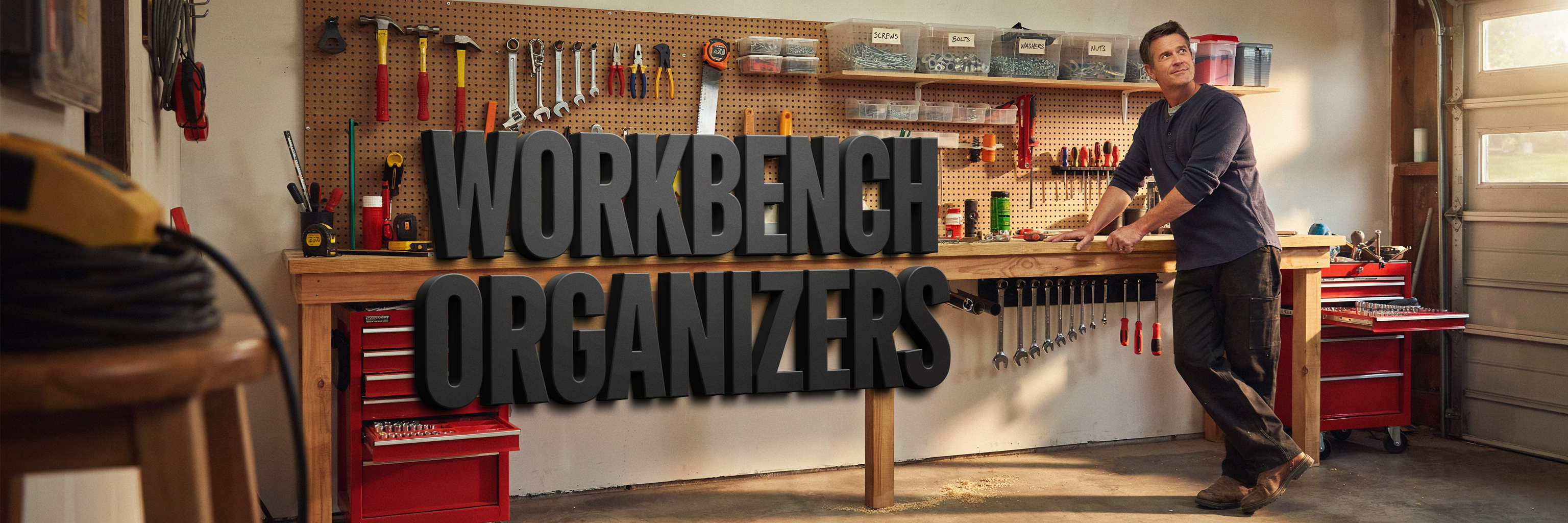 Garage Workbench Organizers That Finally Tame Dad's Mess
