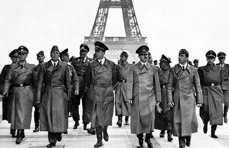 Hitler and Fellow Nazis in Paris