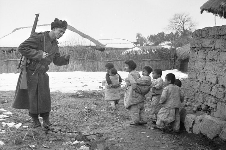 Korean Children Emerge From Their Hiding Place