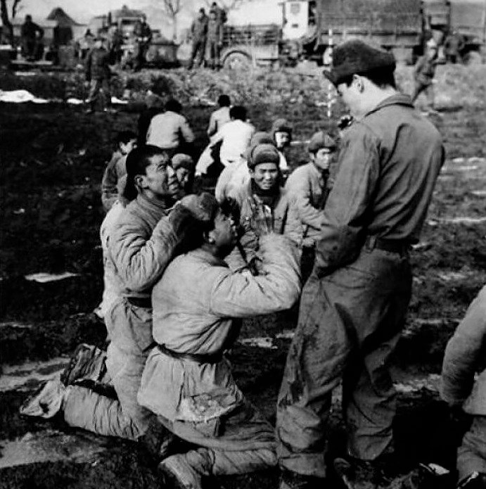 Chinese Soldiers Begging to Live