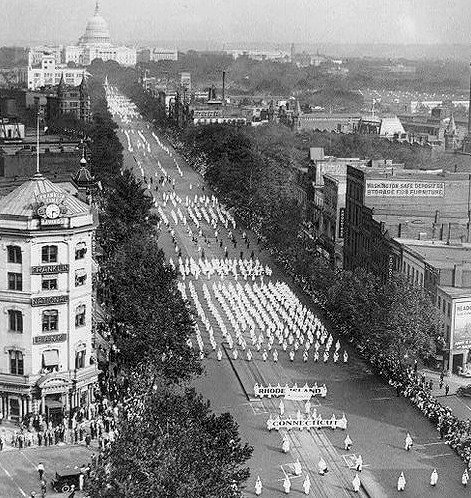 Areal View of DC's KKK Rally