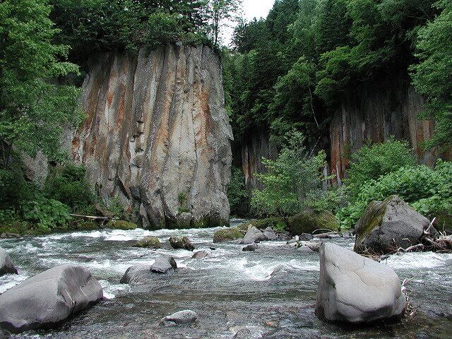 The Spectacular Gorge at Sounkyo in Hokkaido