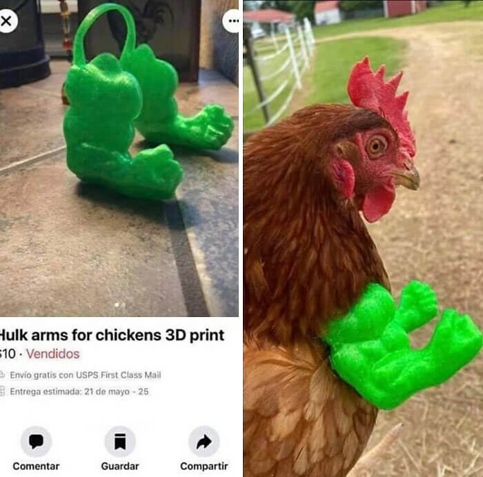 Hulk Arms For Chickens