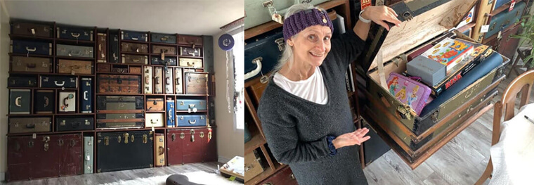 Repurposed Suitcases