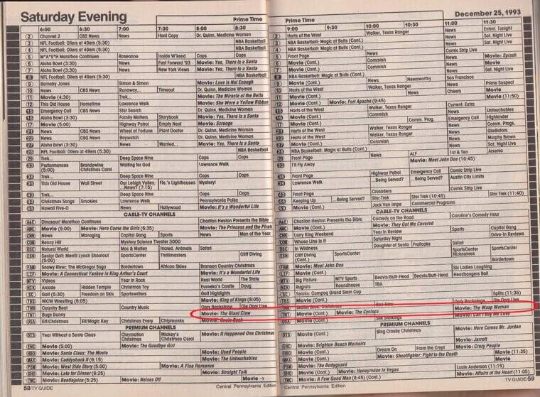TV Guide Listings