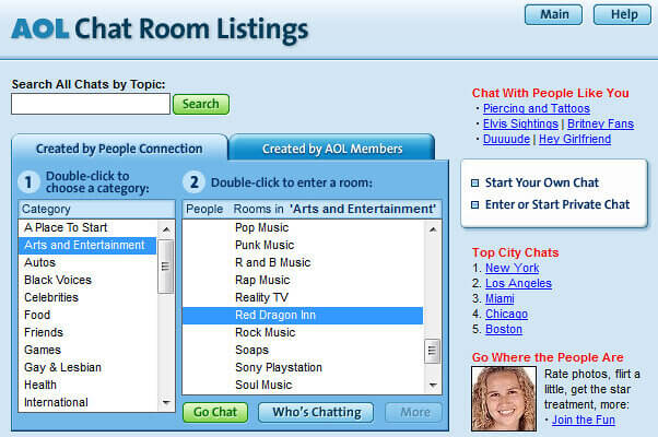 AOL Chatrooms