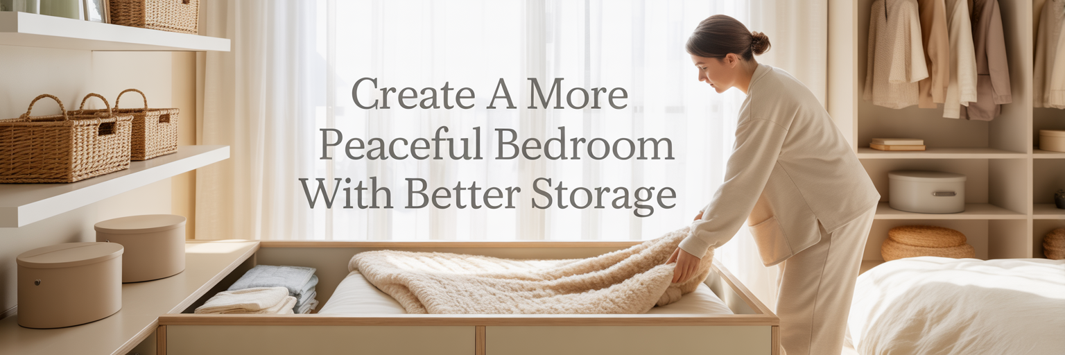 Create a More Peaceful Bedroom With Better Storage
