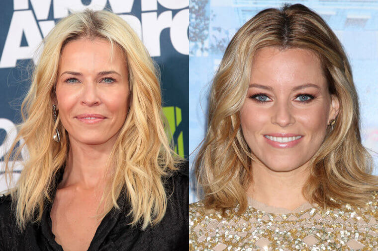 Chelsea Handler And Elizabeth Banks