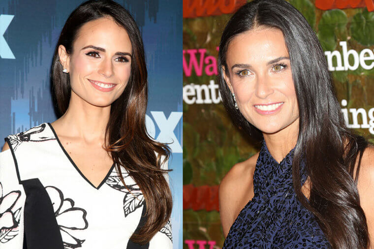 Jordana Brewster And Demi Moore