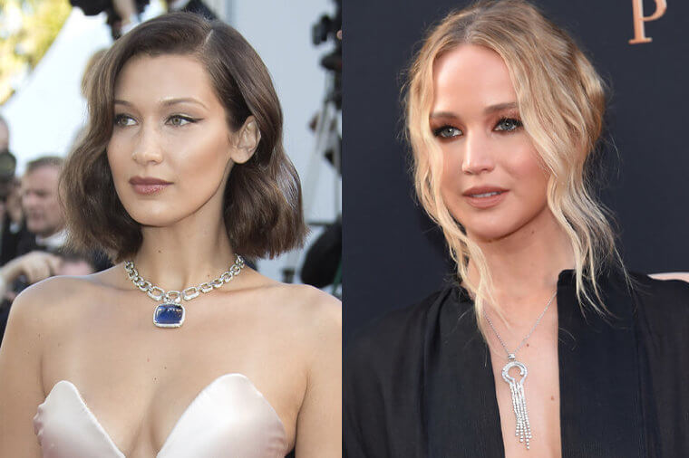 Bella Hadid And Jennifer Lawrence