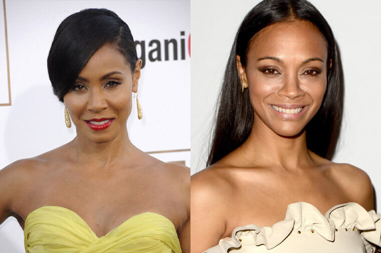 Zoey Saldana and Jada Pinkett Smith