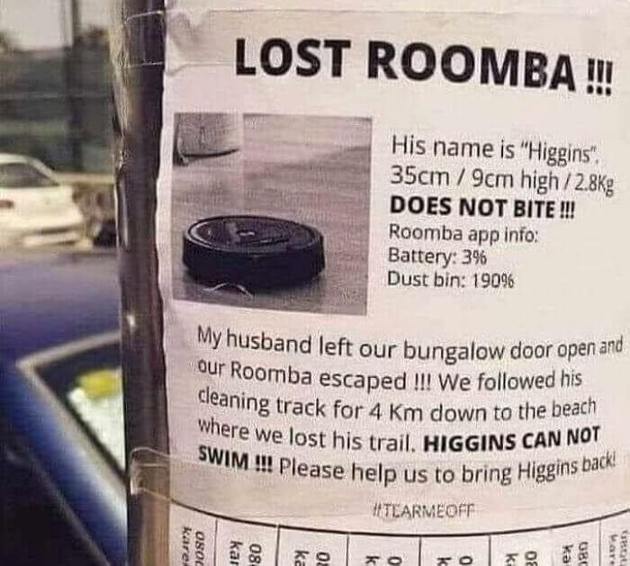 Caution: Local Roomba Vacuum on the Loose
