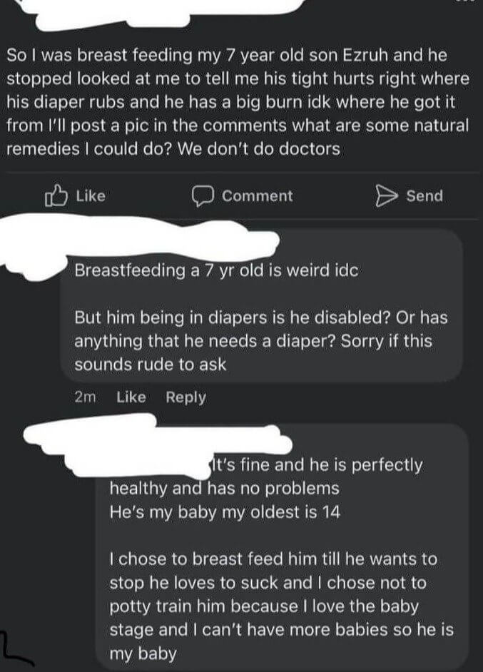 A Case of What We Call "Too Much Information"