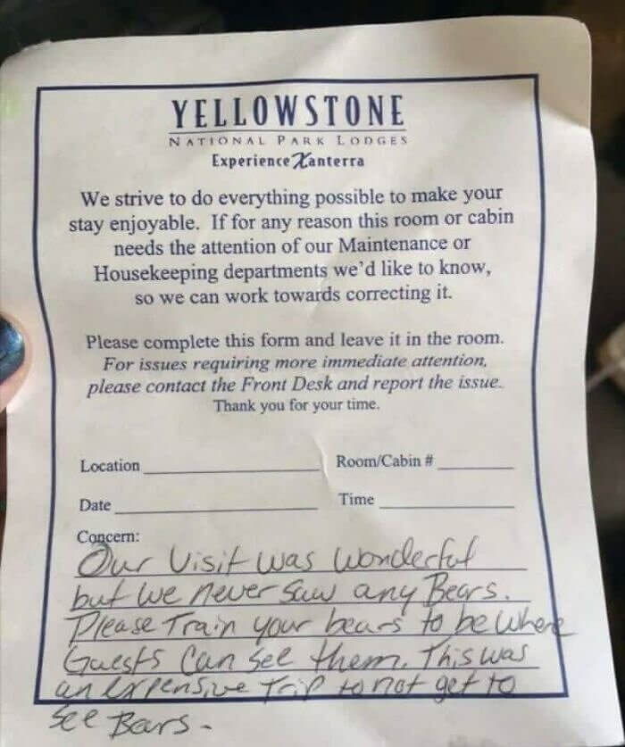 Why Wild Animals Don't Take Reservations