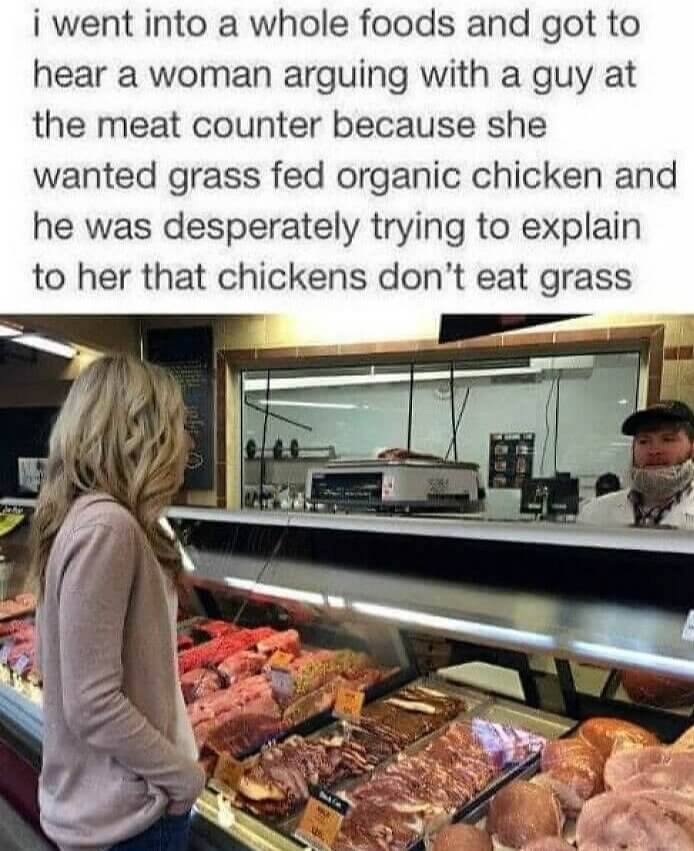 One Free-Range, Grass-Fed Chicken Please