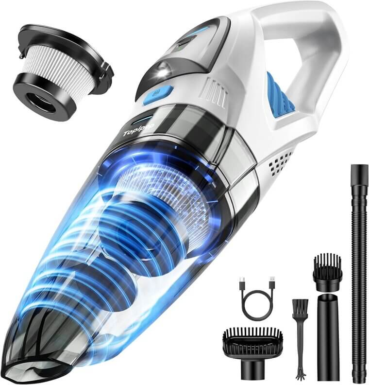 Handstaubsauger Akku: Starke Saugkraft, Leicht & Tragbar - Genießen Sie 28% Rabatt! 