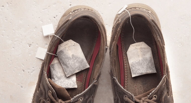 Keep Your Shoes Fresh With Tea Bags