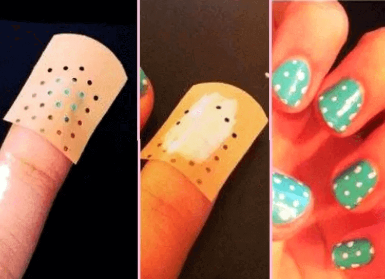 Create Quick Nail Art With A Simple Bandage