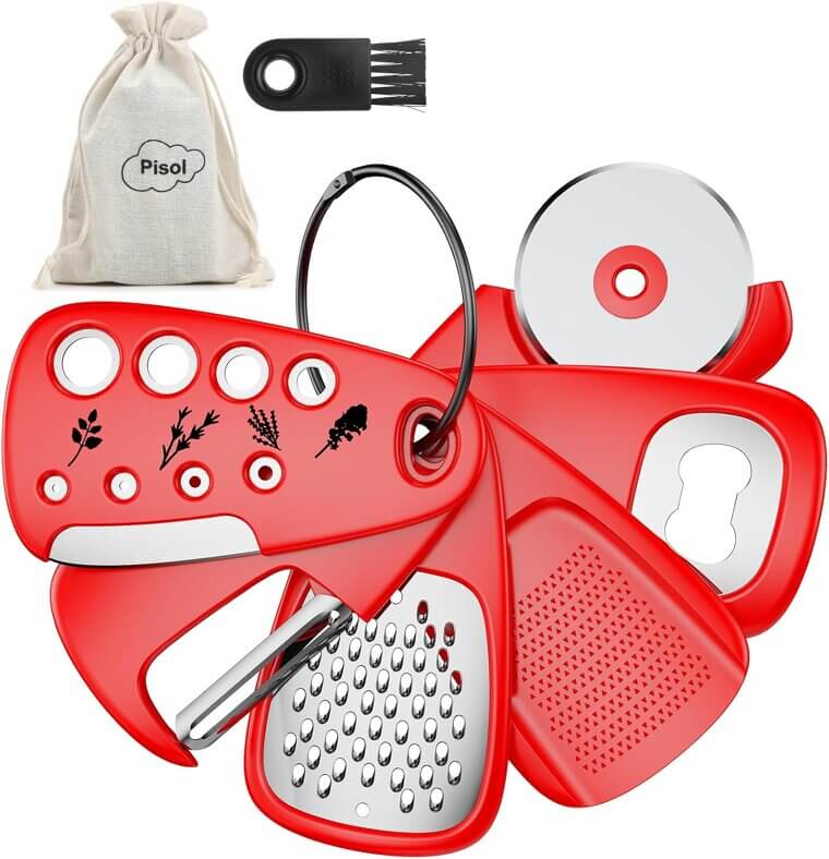 Pisol Kitchen Gadgets Set - Space-Saving, Essential Tools for Every Home Chef