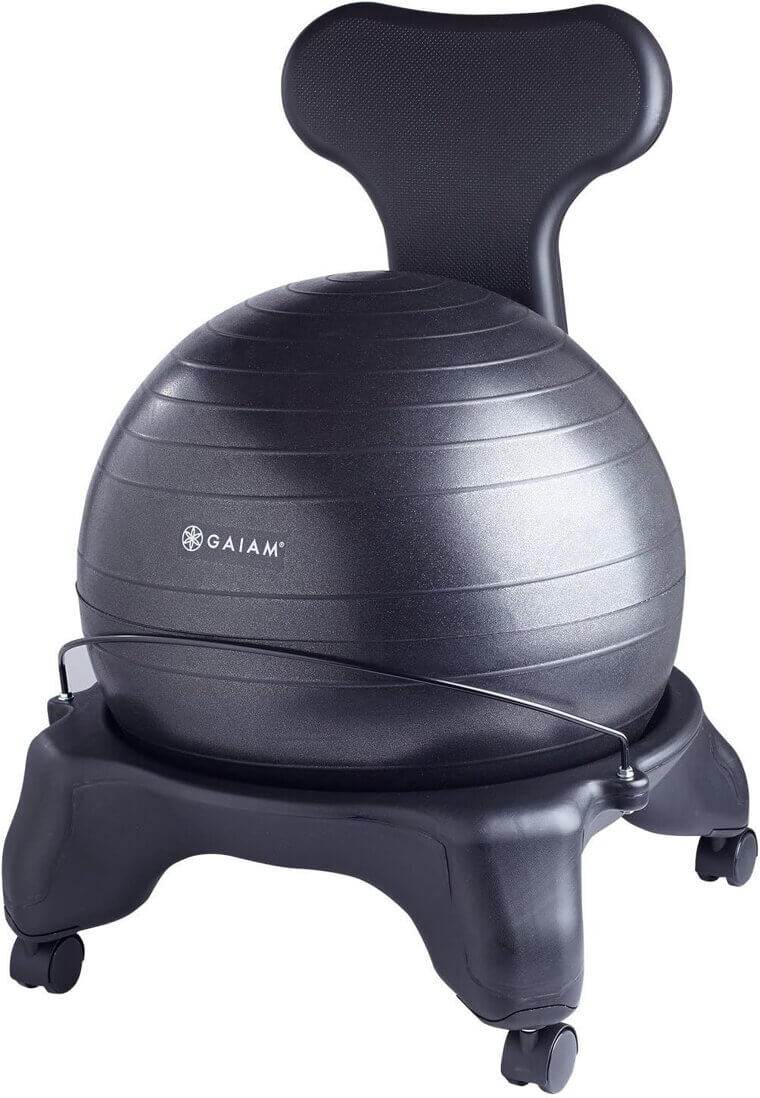 Gaiam Balance Ball Chair - Boost Your Workday Wellness - 10% Off!
