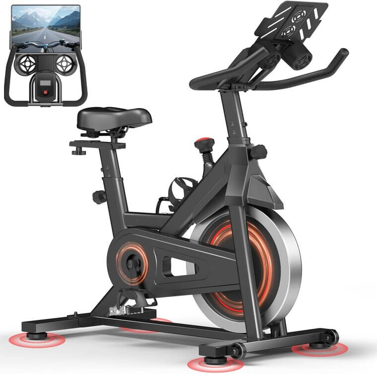 CURSOR FITNESS Bike - Quiet, Safe, and Adjustable Home Workout - Enjoy 42% Off!