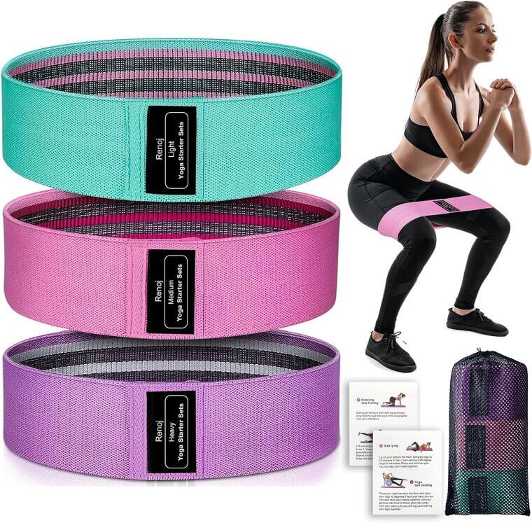 Renoj Resistance Bands: Boost Your Workouts with Versatile Fabric Loops 