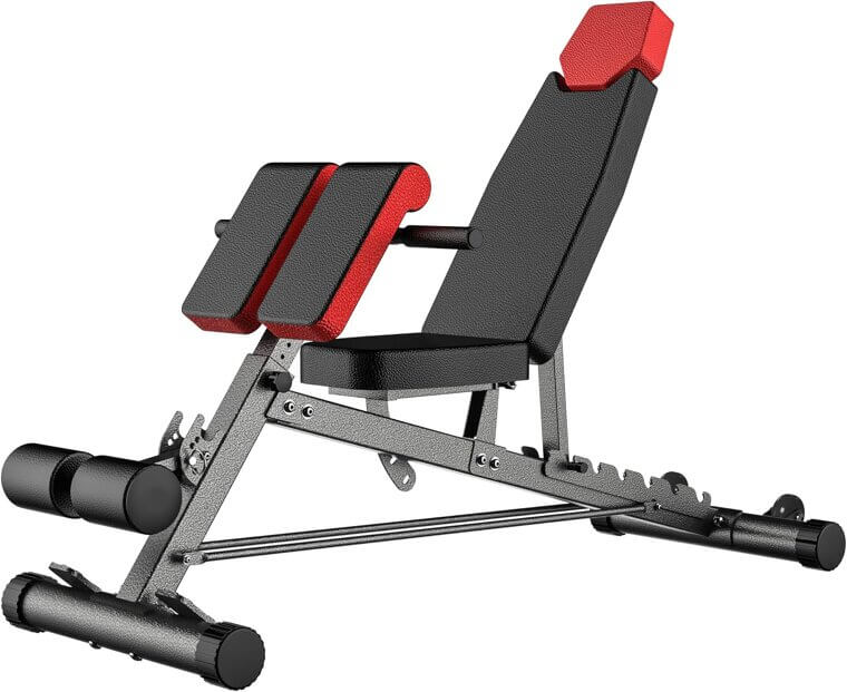 Finer Form Weight Bench - All-in-One Home Workout Solution - Enjoy 40% Off!