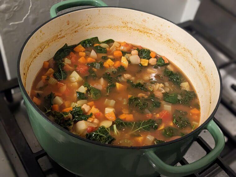 ​Toss Wilted Greens Into a Soup