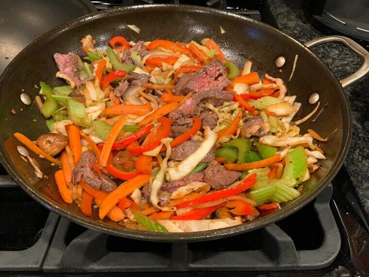 ​Toss Leftover Meat Into Stir-Fry