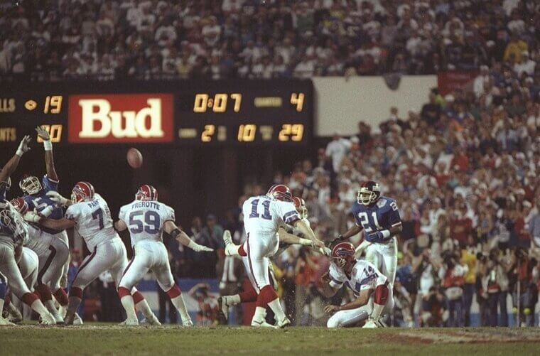 Controversial Field Goal in Super Bowl XXV (1991)