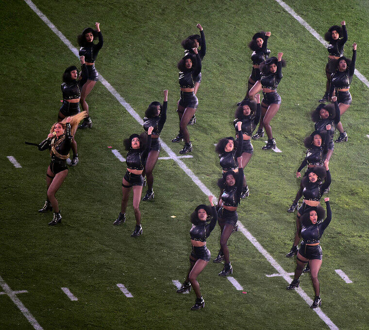 Beyoncé’s Political Statement Halftime Show (2016)