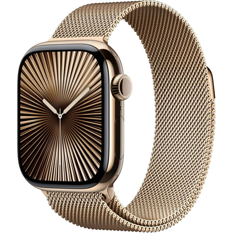 Experience the Future with Apple Watch Series 10 - Gold Titanium Elegance