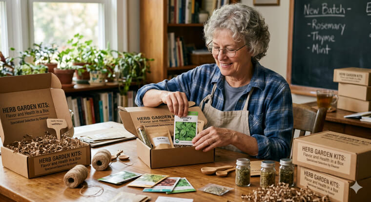 Specialized "Herb Garden" Kits: Selling Flavor and Health in a Box
