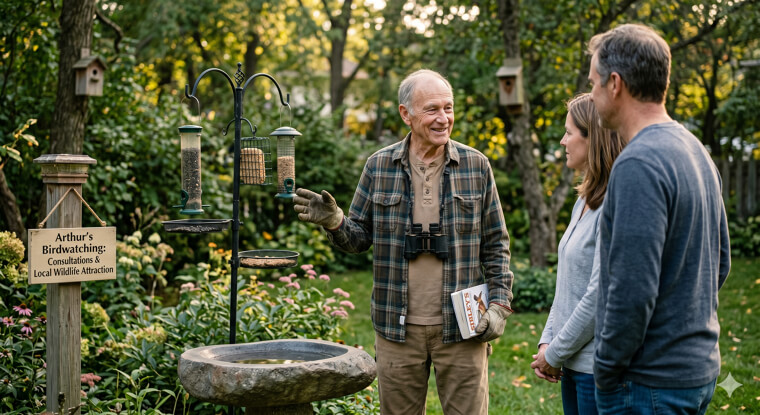 Birdwatching Consultant: Helping Hobbyists Attract Local Wildlife