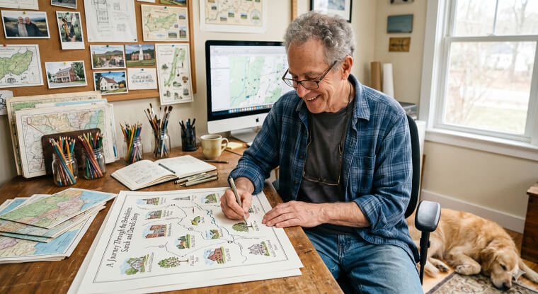 Custom Map Maker: Illustrating Personal Histories and Local Landmarks