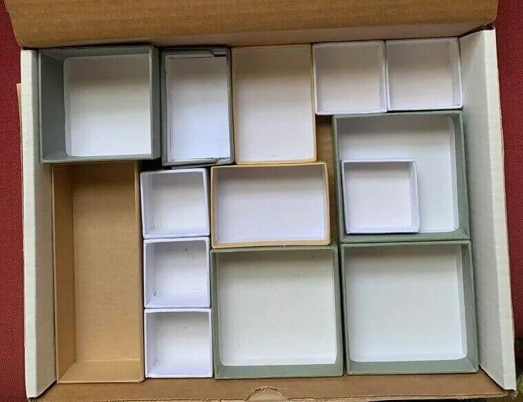 Cardboard Organizer Set That Falls Flat