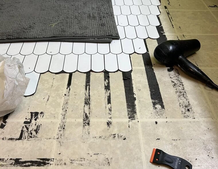 Peel and Stick Tiles: A Messy Affair!