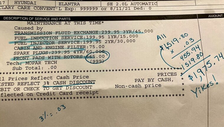 Poor Maintenance History