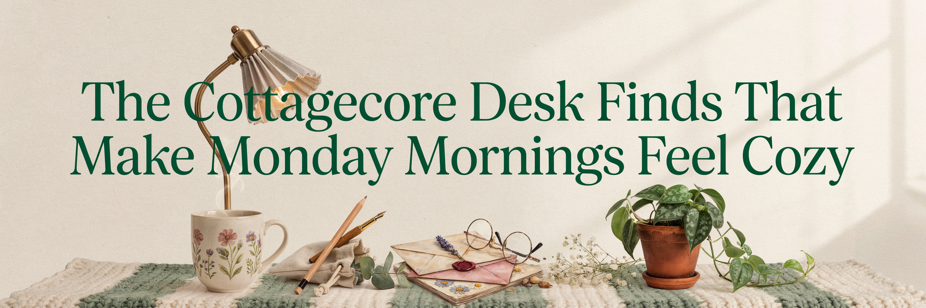 The Cottagecore Desk Finds That Make Monday Mornings Feel Cozy