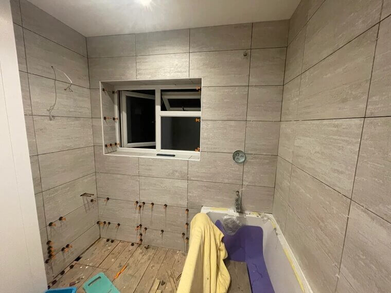 ​DIY Bathroom Tile Without Proper Planning