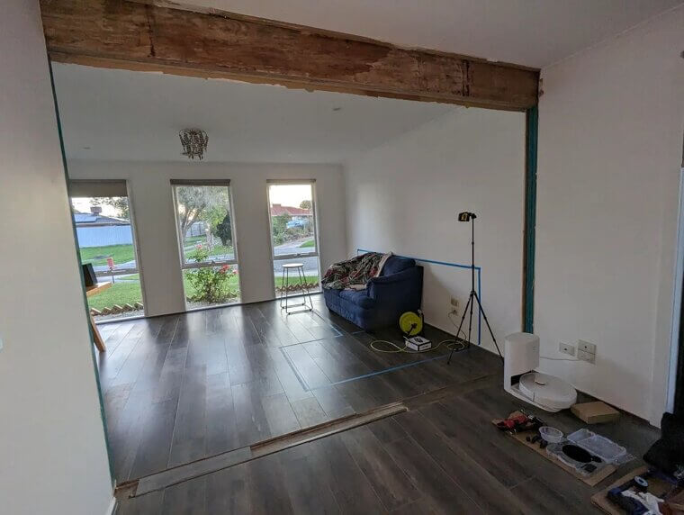 ​Removing a Bedroom to Make One Huge Room