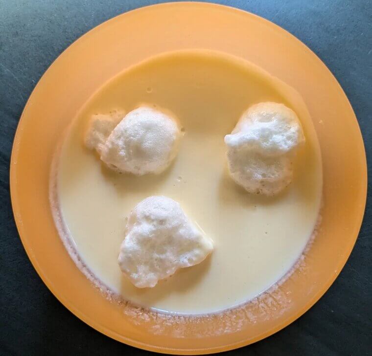 Floating Island Dessert