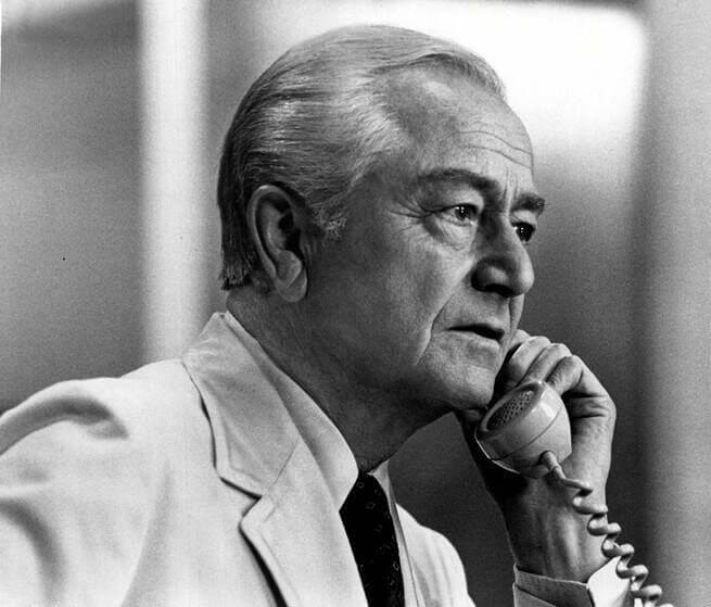Robert Young as Jim Anderson on "Father Knows Best"
