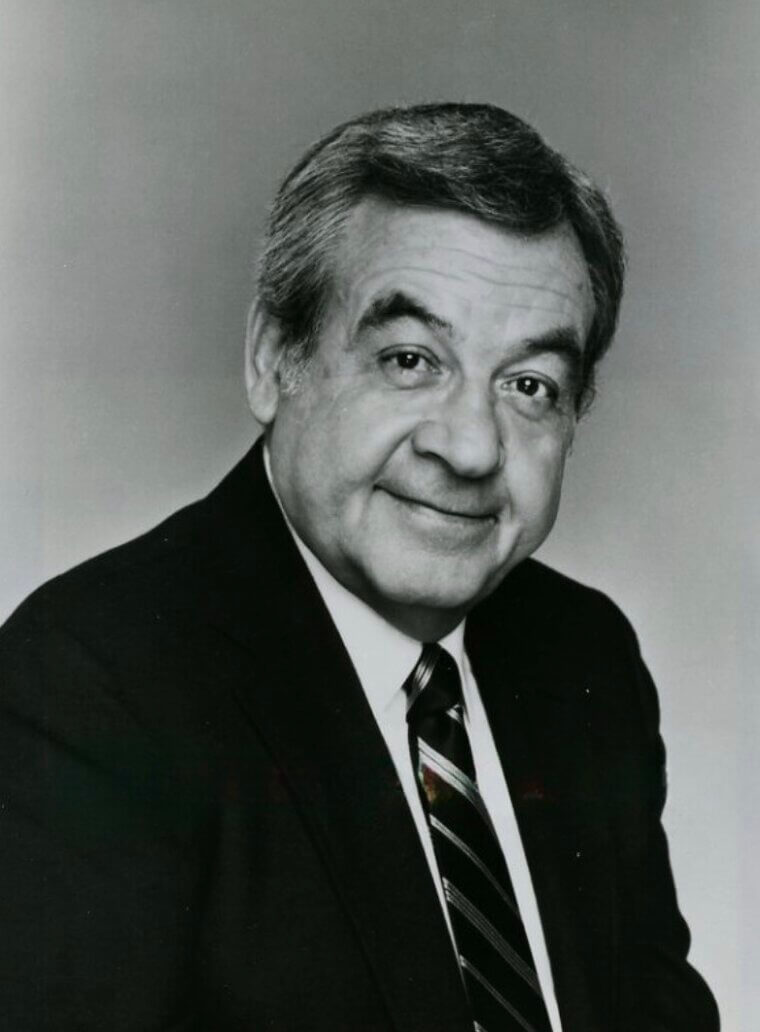 Tom Bosley as Howard Cunningham on "Happy Days"