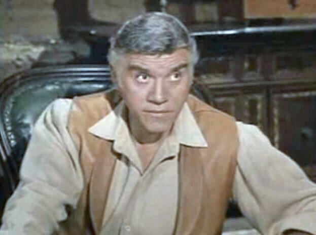 Lorne Greene as Ben Cartwright on "Bonanza"